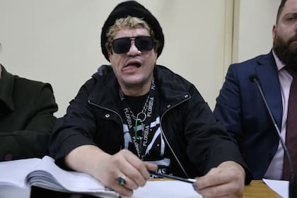 Pity Alvarez en el Tribunal Oral en lo Criminal N°29, en la primera jornada del juicio en su contra por matar de cuatro balazos a Cristian Díaz