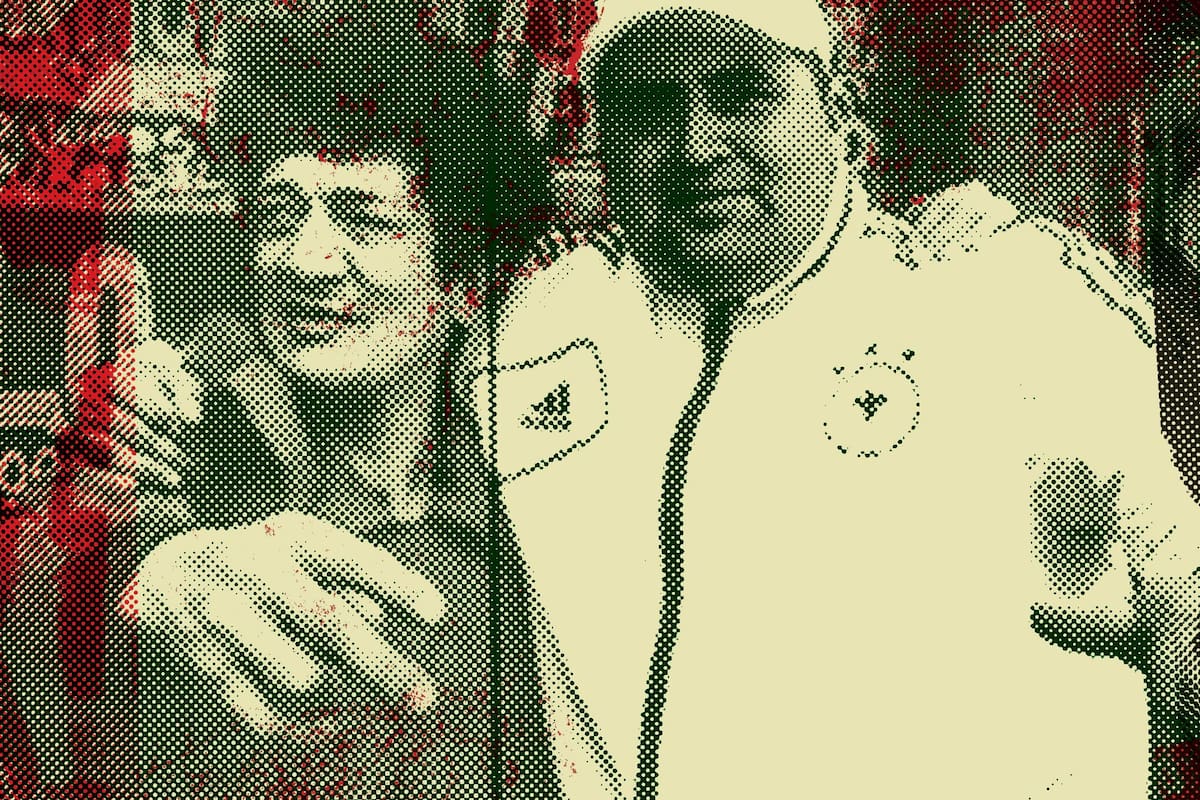 Pity Álvarez junto a la víctima, Cristian Díaz, de 35 años