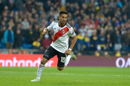 Pity Martínez sentencia el partido con el que River vence a Boca por 3-1 en Madrid