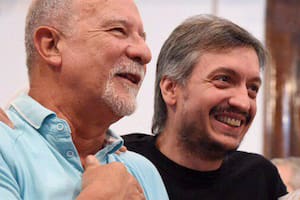 Plaini, Kirchner, Insaurralde y Magario, ayer, en La Matanza