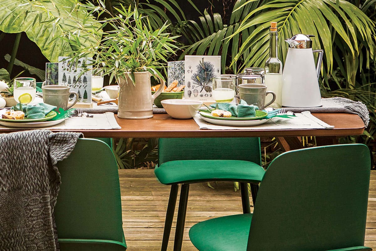 Planeamos un desayuno de Pascua en tonos de verde, para conectarnos con la vida que no cesa.