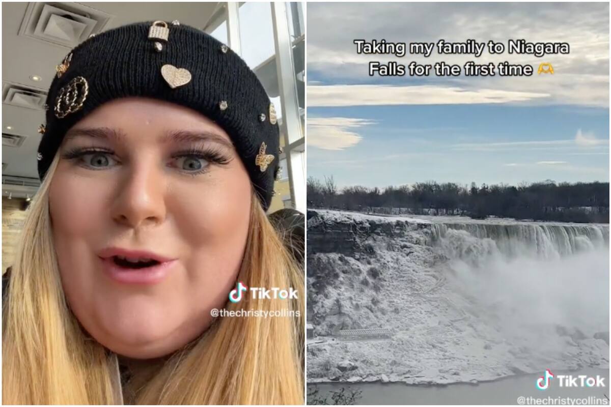 Planeó la visita de su madre a las Cataratas del Niágara y quedó sorprendida por lo que vieron