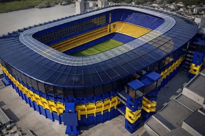 Plano de la remodelación técnica en el estadio de la Bombonera
