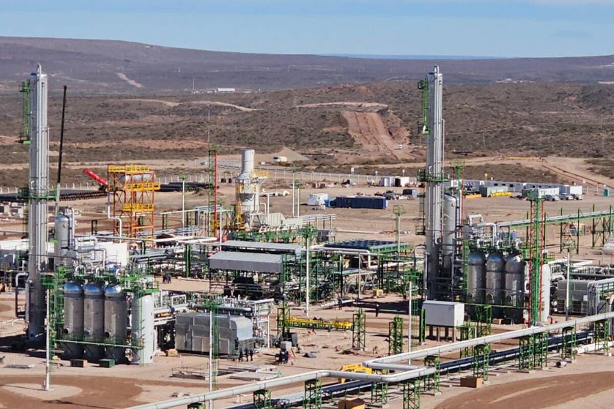 Planta compresora Tratayen Planta Acondicionamiento TGS