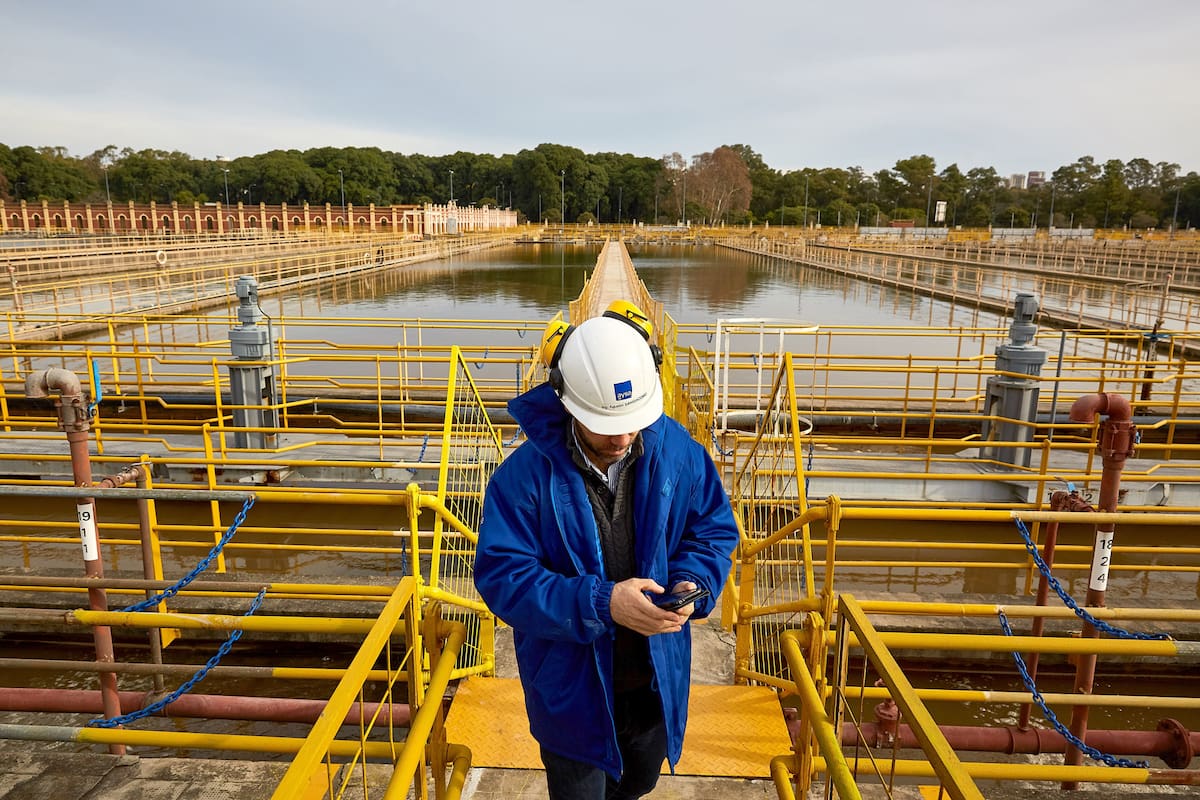 Planta General San Martín de Aysa que abastece a seis millones de personas