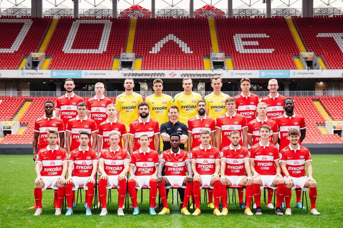 Plantel del Spartak de Moscú hoy