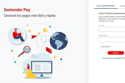 Plataforma de Santander Pay