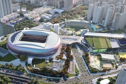 PLAY BALL – Kai Tak Sports Park, the largest and most ambitious sports-development and entertainment district in the world, is being managed by ASM Global. (Photo: Business Wire)