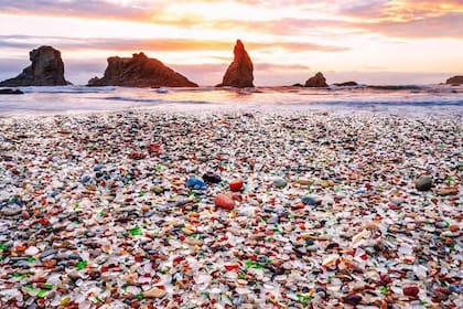 Playa de Cristal en Estados Unidos