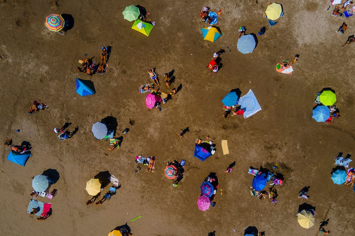 Playa de San Bernardo, partido de la costa.