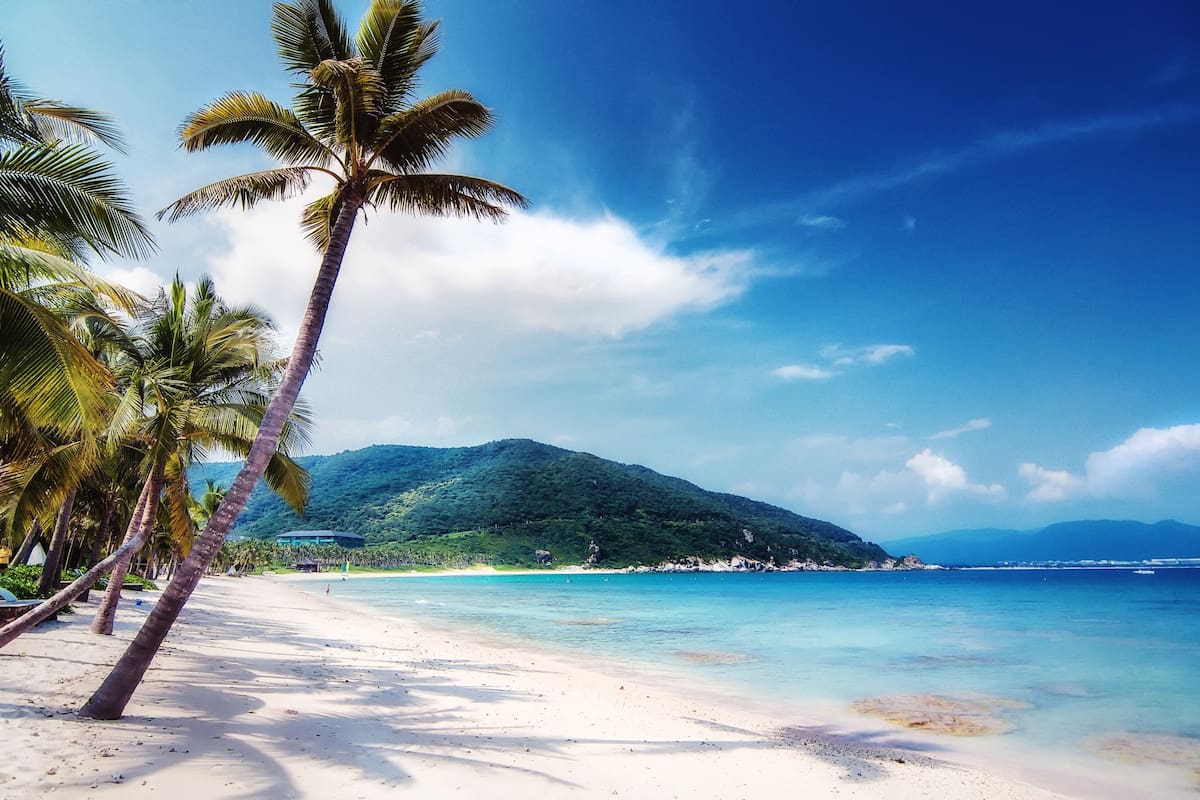 Playa en un restort de Sanya, Hainan