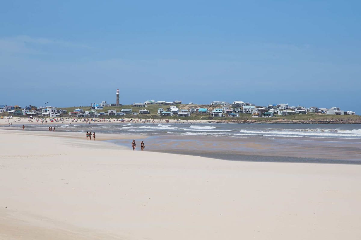 Playa sur de Cabo Polonio en Rocha, Uruguay.
