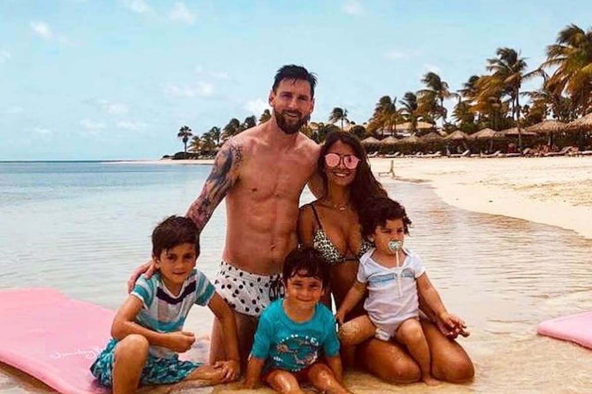 Playa y familia, parte del mundo ideal de Lionel Messi; Miami le permitirá combinarlas