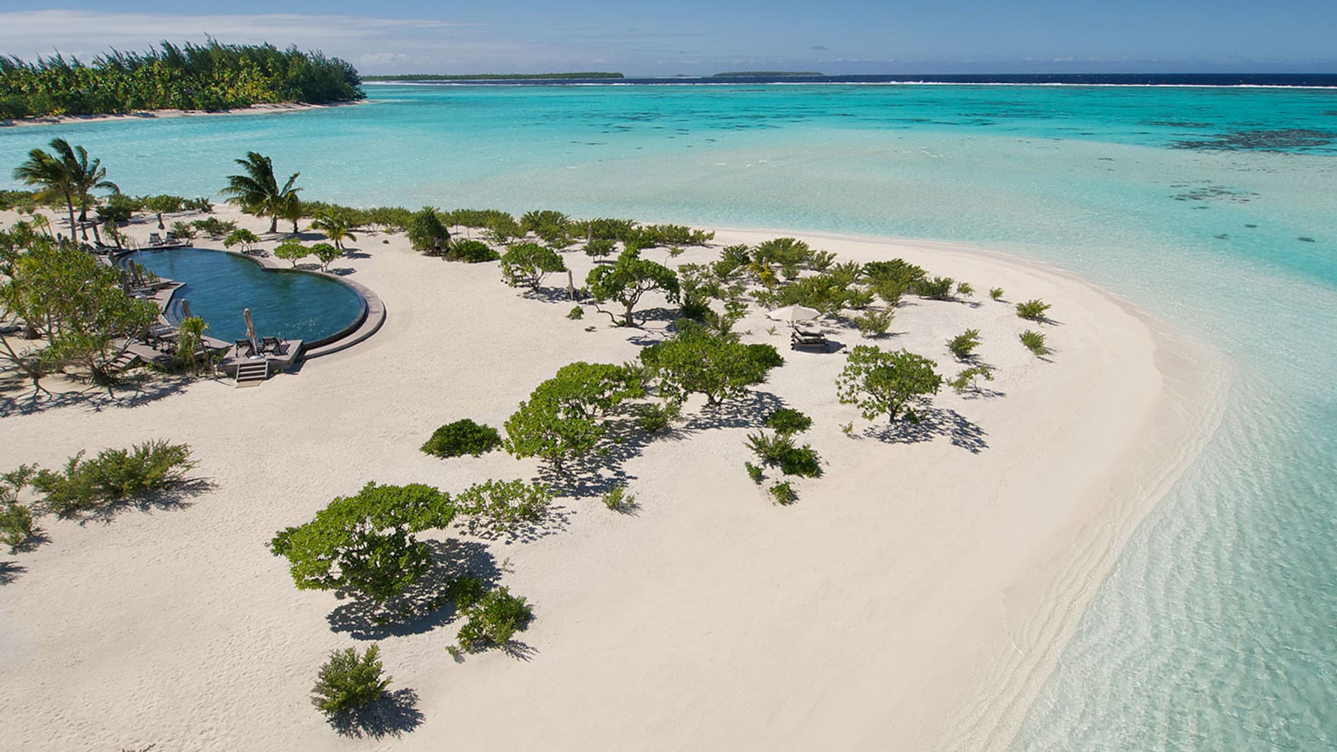 Playas vírgenes
El hotel The Brando está en el atolón Tetiaroa, a 50 kilómetros de Tahití y las suites cuentan con piscinas y arenas privadas