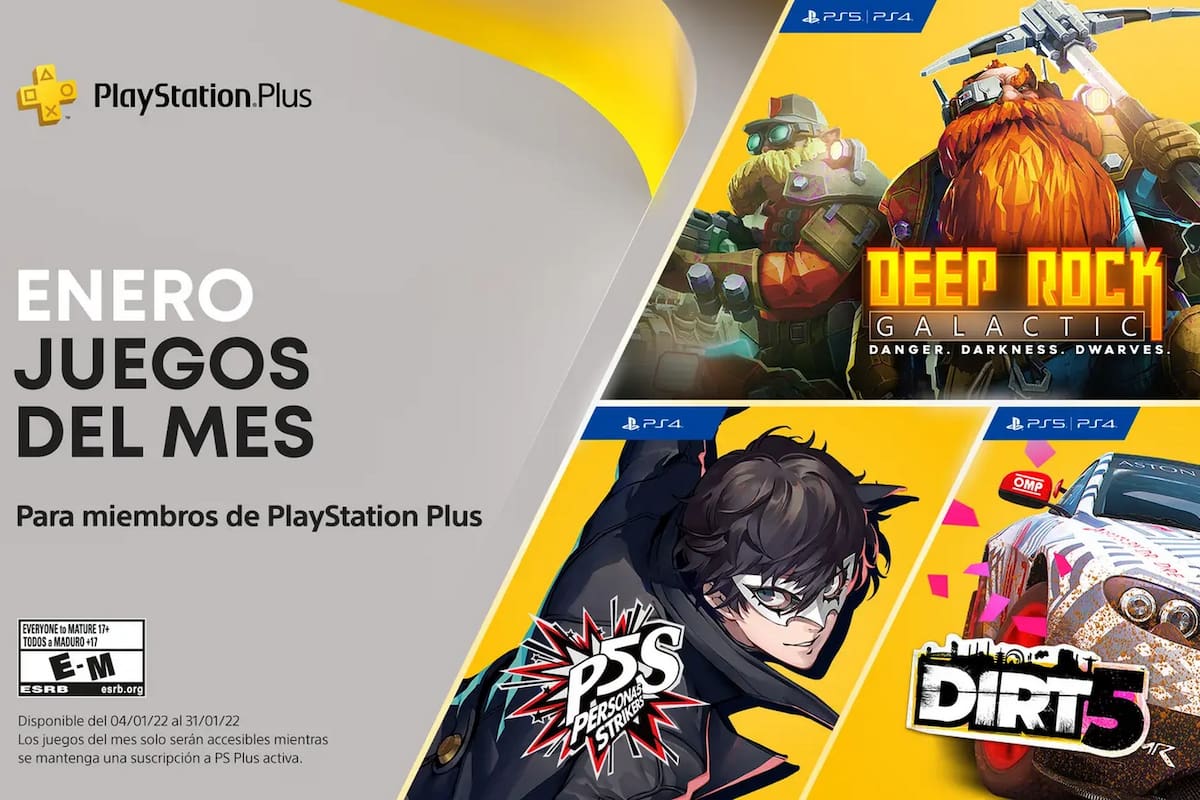 PlayStation anunció los juegos gratis de enero en PS Plus, y también avisó que aún hay tiempo para descargar los títulos de diciembre