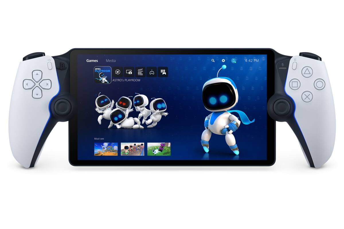 PlayStation Portal es una consola de 8 pulgadas que permite acceder a tus juegos de PlayStation 5 vía Wi-Fi