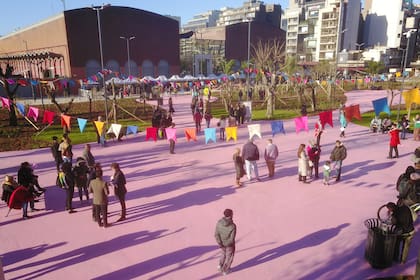 Plaza Clemente en Colegiales