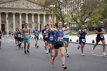 Plaza de Mayo, uno de los escenarios de la media maratón de Buenos Aires.