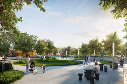 La plaza estaría lista para junio del año que viene