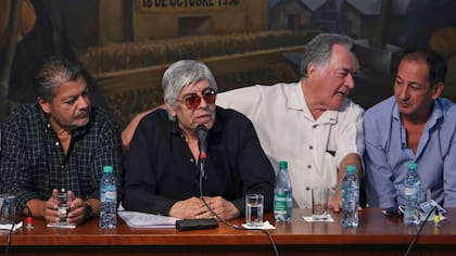 Plenario en la CGT con Hugo Moyano a la cabeza