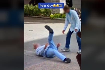 "Pobre tipo", escribió el autor de la publicación que se volvió viral