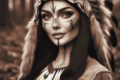 Pocahontas, según la inteligencia artificial