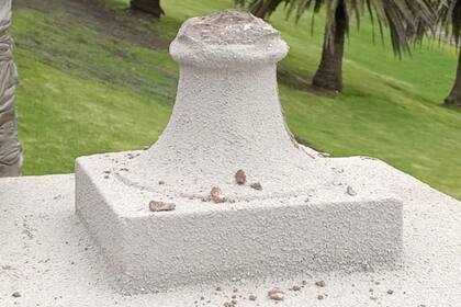 Poco más de 12 horas sobrevivió la restauración de la denominada Escalera Imperial