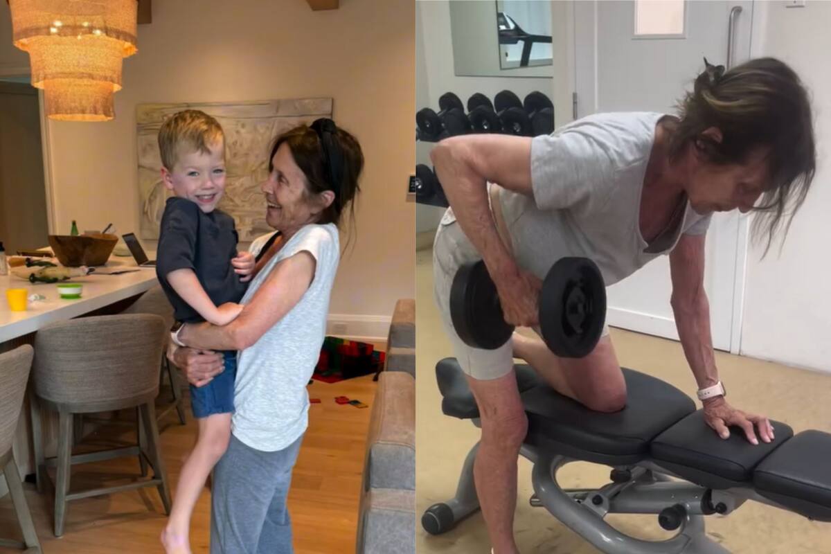 Poder disfrutar de sus bisnietos sin contratiempos es lo que más agradece de sentirse tan plena. (Instagram)