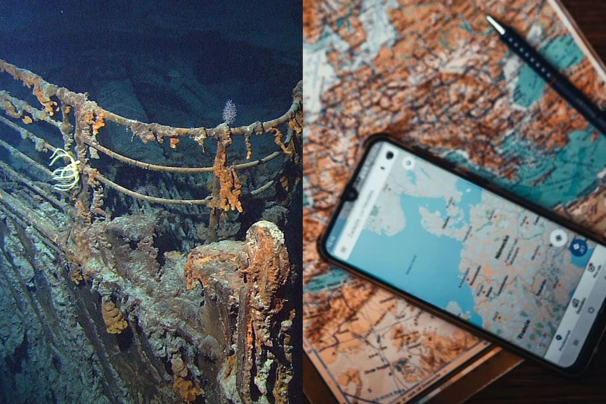 Podés conocer el lugar en donde se hundió el Titanic con ayuda de su aplicación