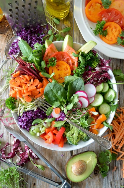 Podés incluir las zanahorias en tus ensaladas