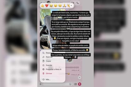 Otro de los nombres involucrados fue el de la influencer Sofi de River, que tiene una comunidad más chica en redes sociales (alrededor de 40.000 seguidores)