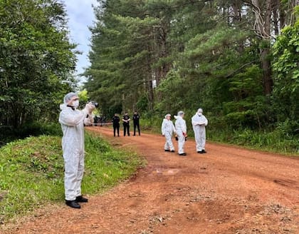 Policía Científica trabajó en el lugar