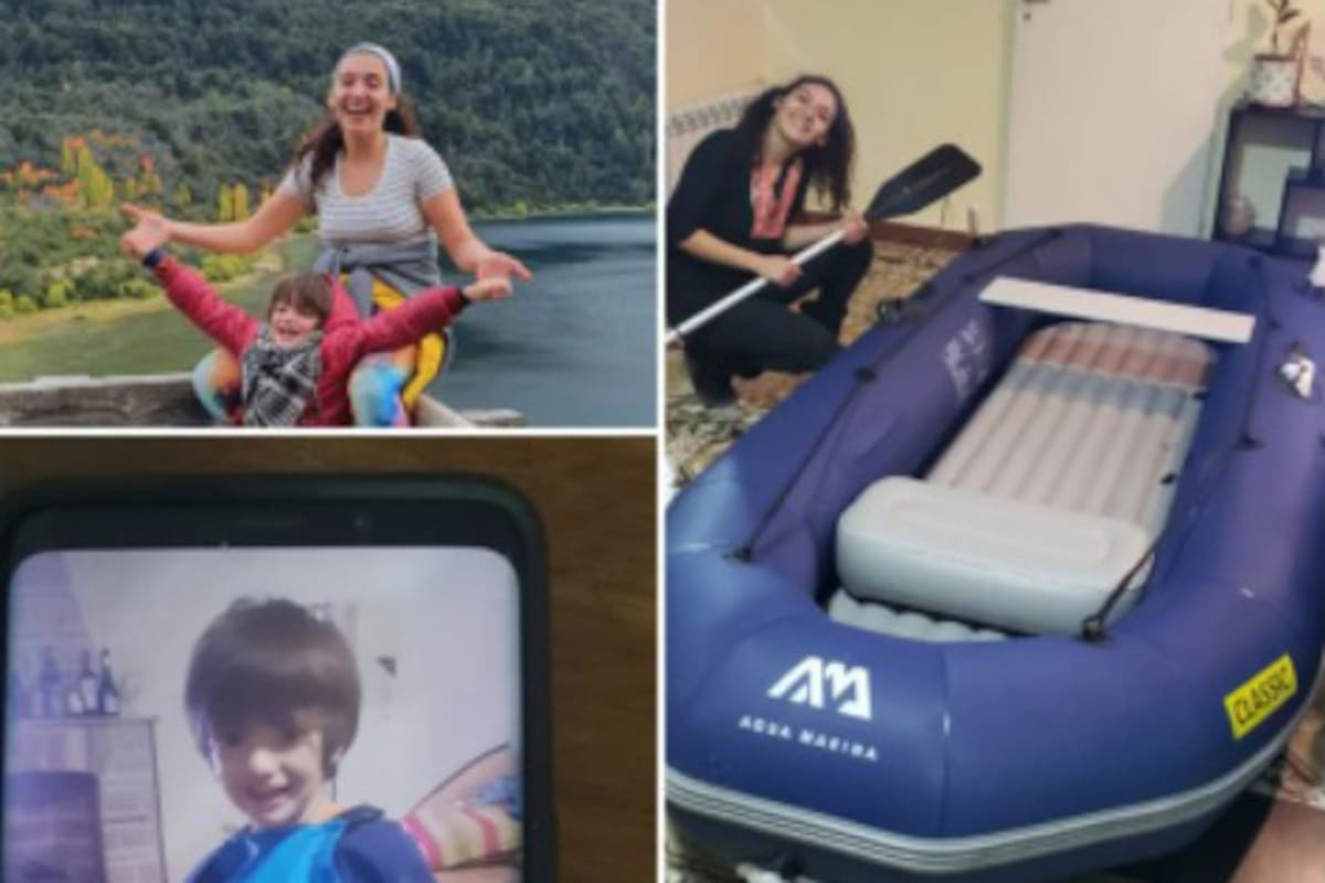 Policía de Sarmiento y Prefectura Naval Argentina
están buscando a madre e hijo porque se les dio vuelta el bote
en Chubut