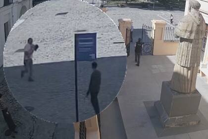 Policía salvó a una niña que se atragantó con un caramelo