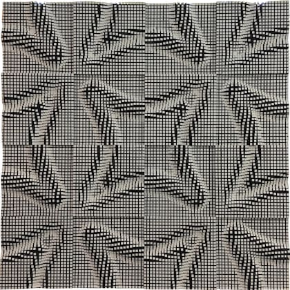 "Polímero de alta densidad" (2016), obra de Ventoso presentada por Del Infinito