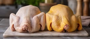 Pollo con piel blanca o amarilla: en qué se diferencian y cuál es la mejor opción
