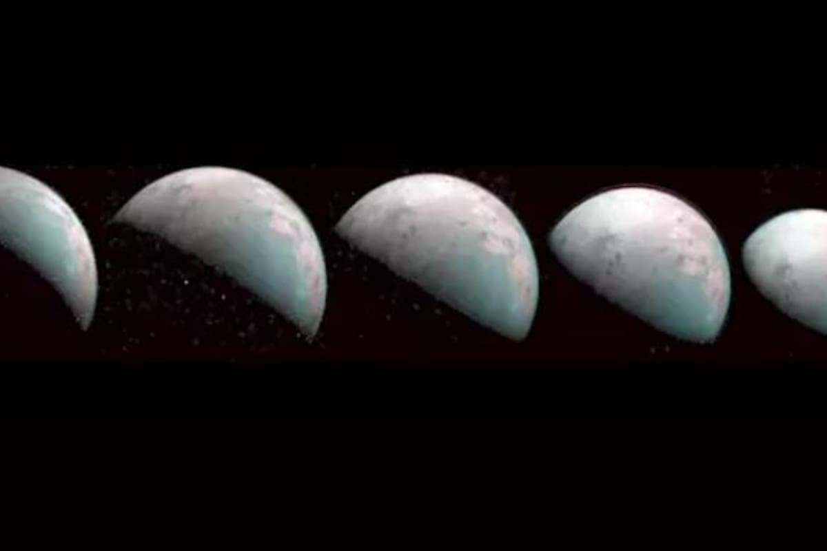 Polo Norte de Ganímedes - NASA/JPL-CALTECH