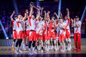 Así quedó la tabla histórica de campeones de la Nations League de vóley, tras el título de Polonia