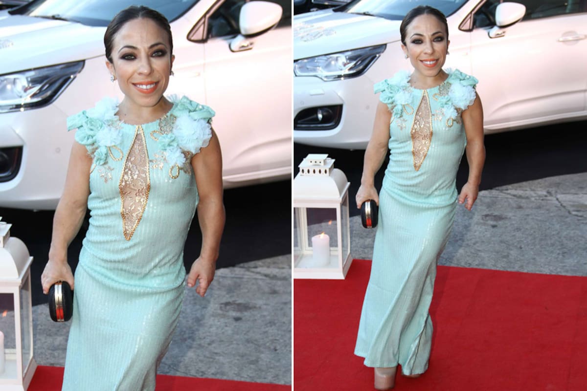 Pompa lució un vestido estilo princesa para la gala de revista Caras