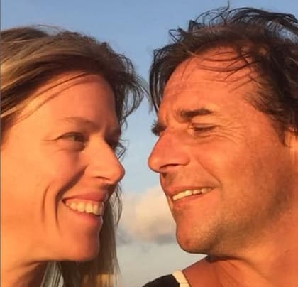 Ponce de León publicó esta foto para uno de los cumpleaños de Lacalle Pou