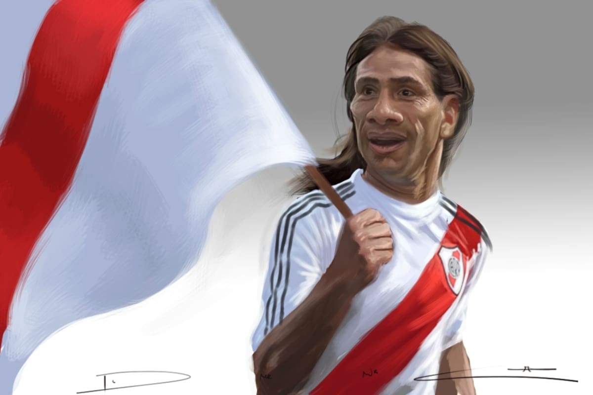 Ponzio, el abanderado de River