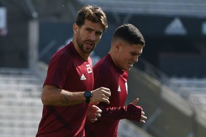 Ponzio se reincorporó hoy a los entrenamientos tras su viaje a España por el juicio