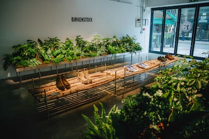 Pop-up para Birkenstock en uno de sus showroom del barrio de Shoreditch