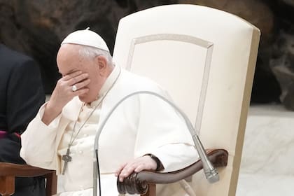 Francisco, en una audiencia general, en el Vaticano. (AP/Gregorio Borgia)