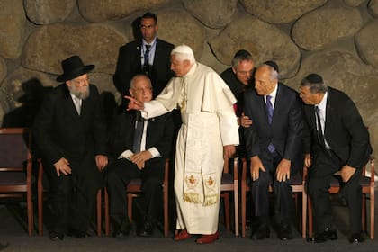 Benedicto XVI en Jerusalén, en mayo de 2009