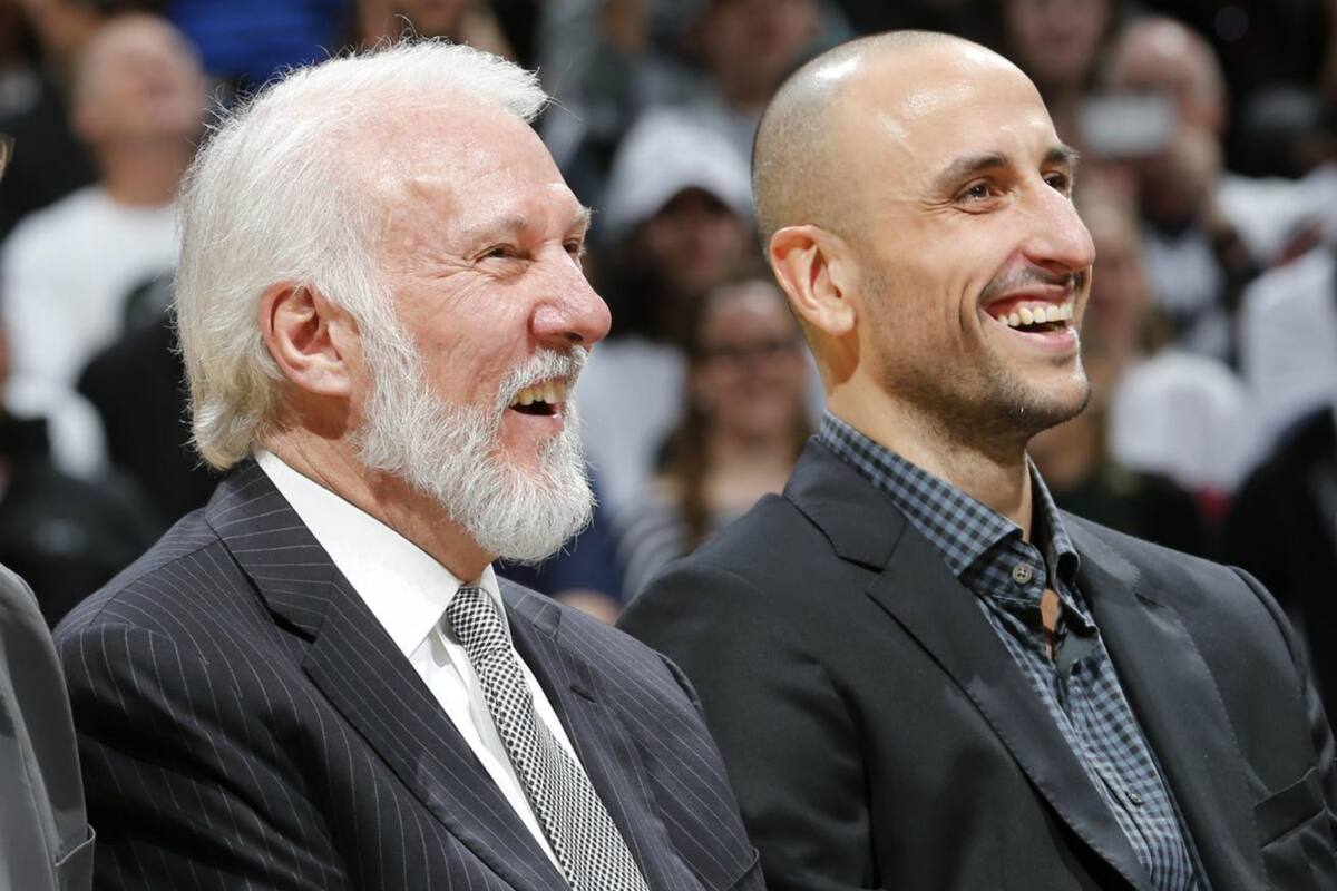 Popovich y Manu: días felices en San Antonio