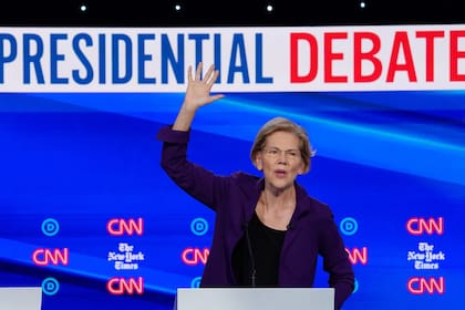 Por ahora, los sondeos dan como favorita a la senadora Elizabeth Warren