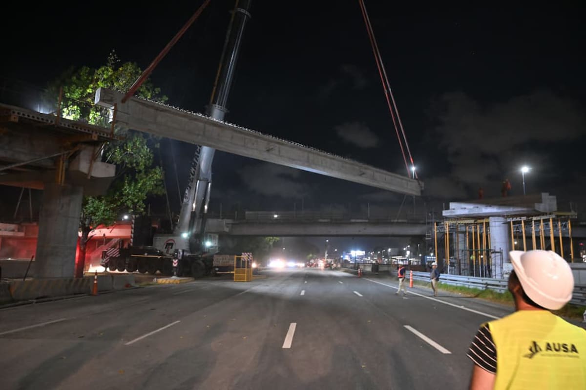 Por avance de obras en Puente Labruna, el lunes a la noche cortarán la autopista Illia sentido al norte y Cantilo