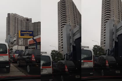 Por cada hora que pasaba, la pediatra sacaba una foto y en ningún momento, el escenario que la rodeaba cambió: "Nunca pude alejarme del edificio que tenía a mi derecha", asegura.