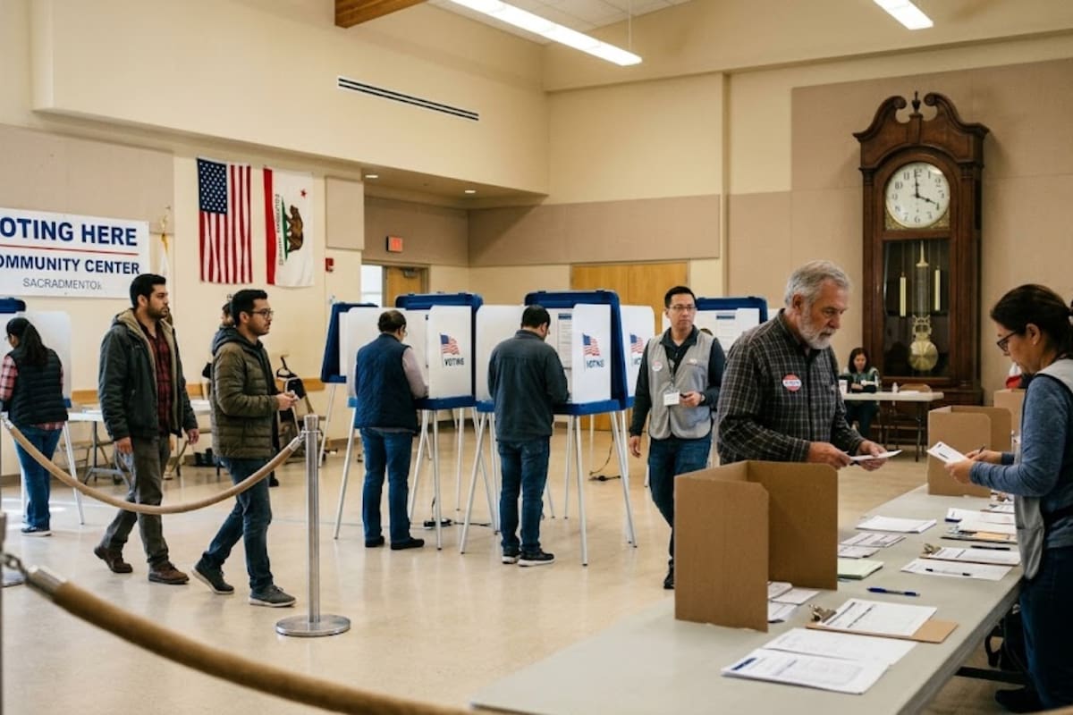 Por el cambio de horario el 1° de noviembre, las elecciones generales en California se darán con una hora de diferencia con respecto a la hora actual